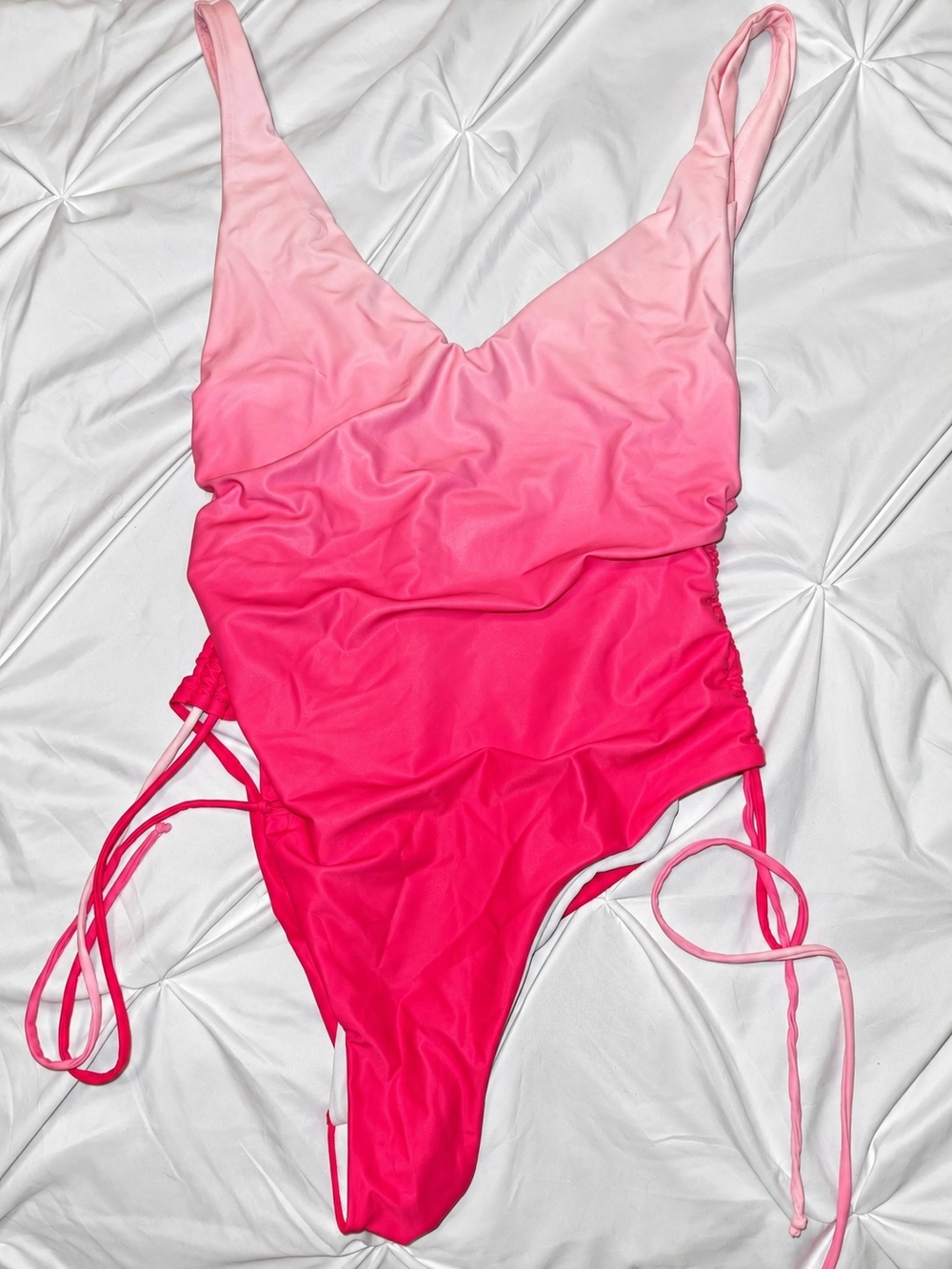 Pink Ombre One-Piece Swimsuit